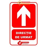 Indicatoare pentru directie de urmat in sus